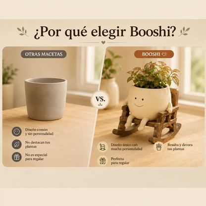 Booshi™ Maceta Feliz