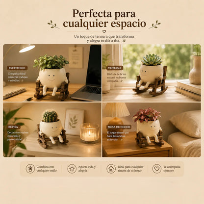 Booshi™ Maceta Feliz