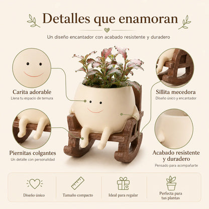 Booshi™ Maceta Feliz